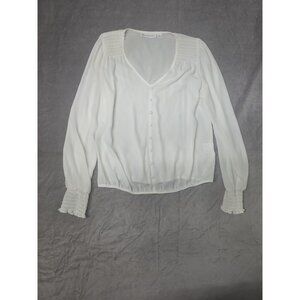 New York & Company Womens M Long Sleeved Blouse. HL19